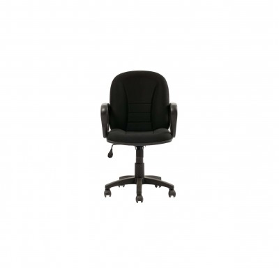 Sigma Low Back Chair Fabric - Black